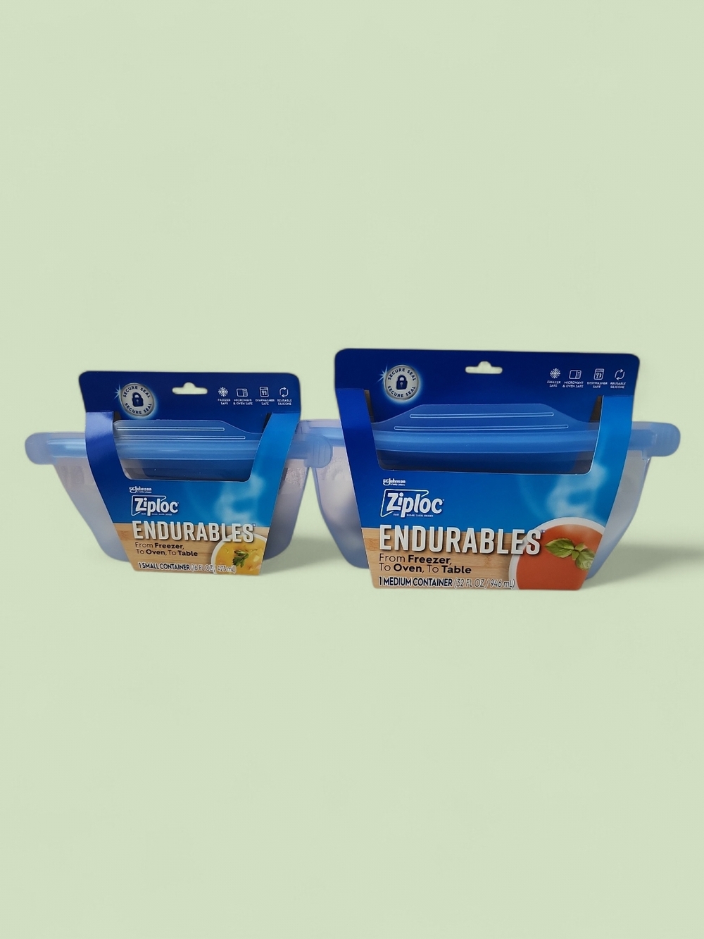 Ziploc Endurables Blue Food Storage Containers - 2 Pack